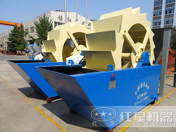 單葉輪式洗砂機(jī)，占地小，處理量小