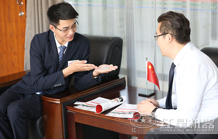 合作共贏，來廠客戶物料展示