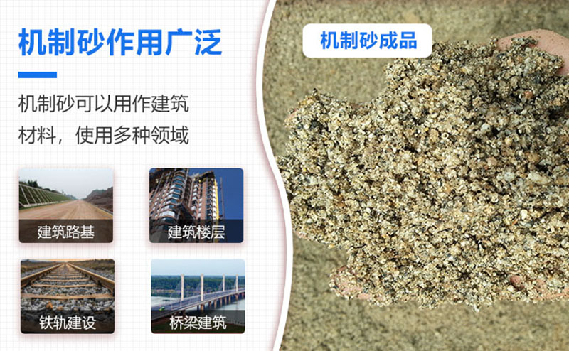 機制砂品級越來越高，用途也越來越廣泛